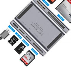 五合一读卡器电脑USB3.0可读CF SD TF MS M2