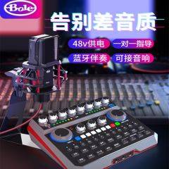 声佰乐b6声卡套装 手机电脑直播声卡